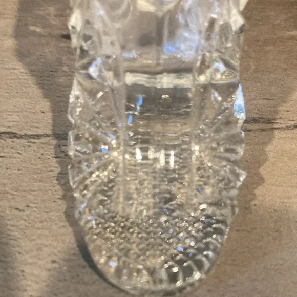 Vintage 1887 Duncan Daisy & Square Miniature Glass Shoe Slipper - Picture 6 of 8